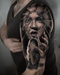 Tatuaje realizado por Sergio Romero