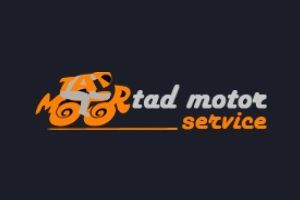 Uno de los mejores talleres de motos en Madrid es Tad Motor, logo